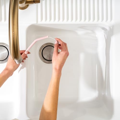 Premium Reusable Silicone Drinking Straws + Patented Straw Squeegee - 9” Long With Curved Bend for 20/30/32oz Tumblers - Neutral Pastel Colors, BPA Free, Flexible, Bendy - Image 3