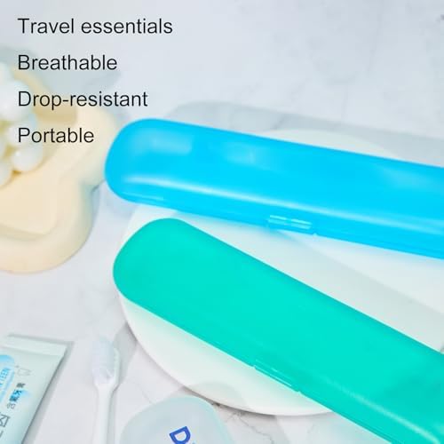 2 Packs Breathable Toothbrush Travel Case, Travel Tongue Scraper Case - Image 7