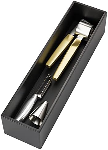Black Bamboo Drawer Organizer 12"x 3", Utensil Holder for Kitchen Drawer by Bambloom