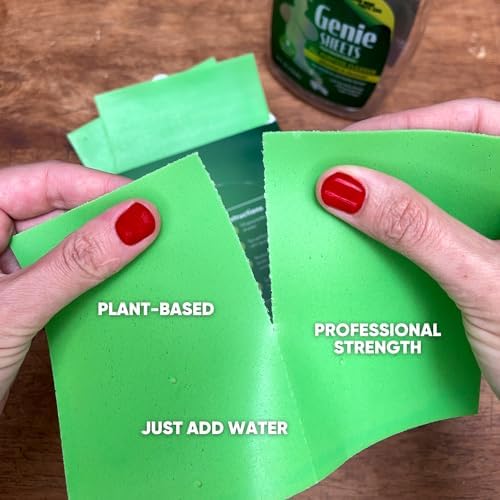 Genie Sheets All Purpose Cleaner | Concentrate Makes 6 24oz Refills | Professional-Strength | Just Add Water | Sustainable Eco-Friendly Plant-Based Solution | 6 Sheets - Image 5