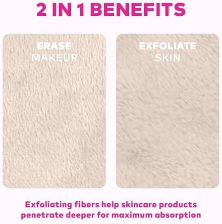 The Original MakeUp Eraser Mini PRO 5-pack, Erase All Makeup With Just Water, Including Waterproof Mascara, Eyeliner, Foundation, Lipstick, Sunscreen and More! Sweet Cream, 5ct - Image 6