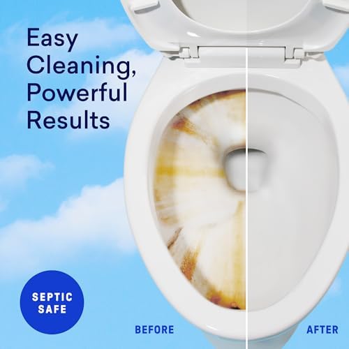 BLUELAND 100% Plastic Free Toilet Bowl Cleaner Tablets, 28ct, Wild Lavender - Image 4
