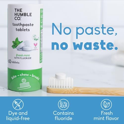 The Humble Co. Chewable Toothpaste Tablet with Fluoride - Mint - Image 4