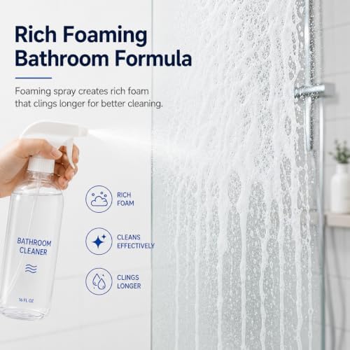 flowcheer Foaming Bathroom Cleaner Tablets, 12 Tablets - Image 5
