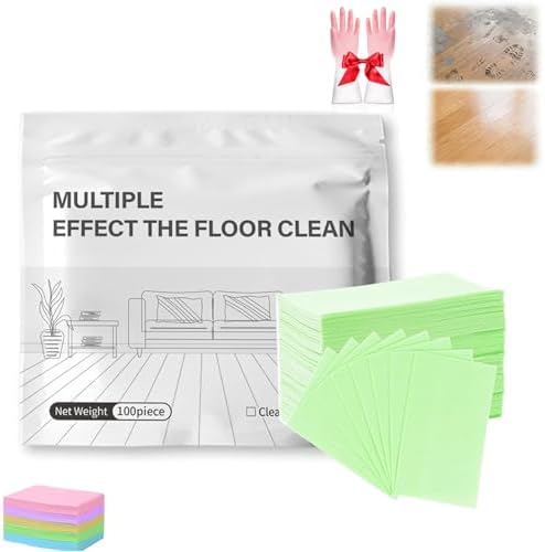 100 Piece Floor Cleaning Tablets Multi-Surface Cleaner, Multi-Surface Floor Cleaning Tablets, Dissolvable Pre-Measured Concentrated Cleaner for for Hardwood Laminate Tile & RV Walls (Gardenia) by Unknown