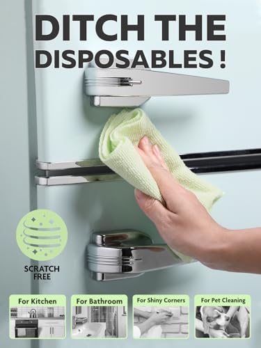 Fantasticlean Microfiber Cleaning Cloth Roll- 75 Sheets, 12" x 12" (Green) - Image 4