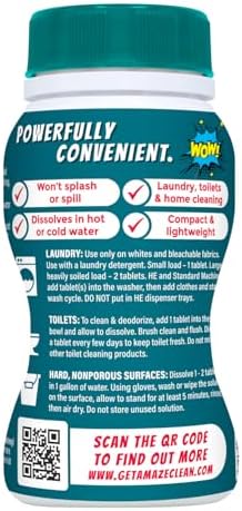 AMAZE Ultra Concentrated Bleach Tablets – Meadow Scent [32 tablets] - Image 3