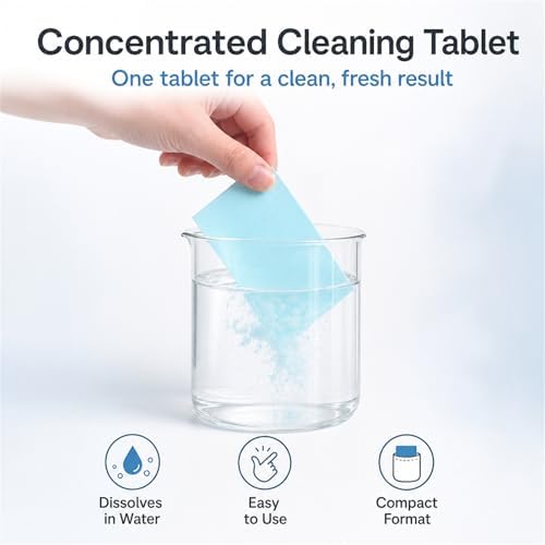 Floor Cleaning Tablets, 100 Piece Floor Cleaning Sheets Dissolvable for Mopping, Multiple Effect the Floor Clean, Multi-surface Solution for Tile, Laminate, Vinyl Planks (300 Piece) - Image 5
