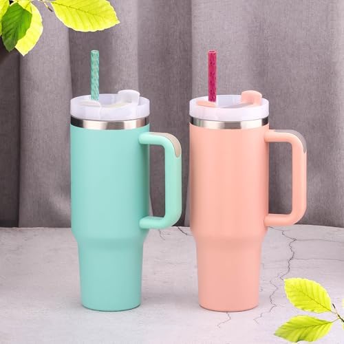 Dakoufish 12 Inch Reusable Swirl Straws for Stanley 30/40 oz Tumblers,12Pcs - Image 4