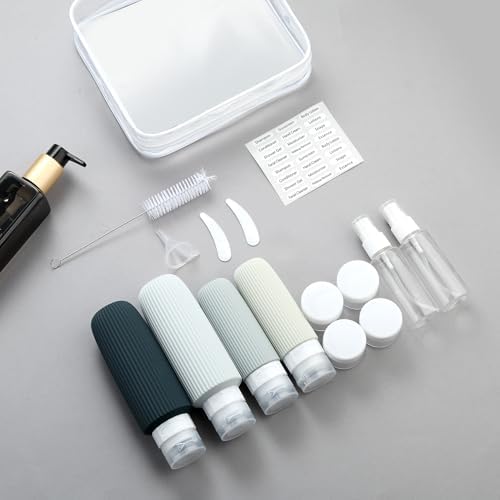 Mrsdry 16 Pack Travel Bottles for Toiletries, Large 6oz Silicone Travel Containers, Leak Proof Refillable Liquid Shampoo And Conditioner Travel Essentials - Image 6