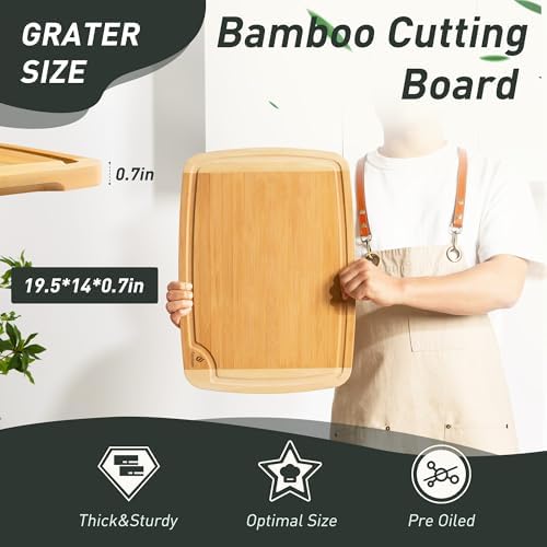Bamboo Cutting Board Set Non Slip Feet Over Sink Acrylic Counter Lip Glass Plastic Smart Clear Countertop Marble Organizer Engraved Holder Flexible Round Black Stone Thin Bar White Commercial Metal - Image 2