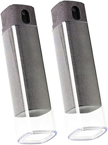 CUIUD Touchscreen Screen Cleaner Kit 2 Pcs, Phone, Tablet and Car Screen Cleaner, Two in One Spray and Microfiber Cloth(2 Pack Grey) by Unknown