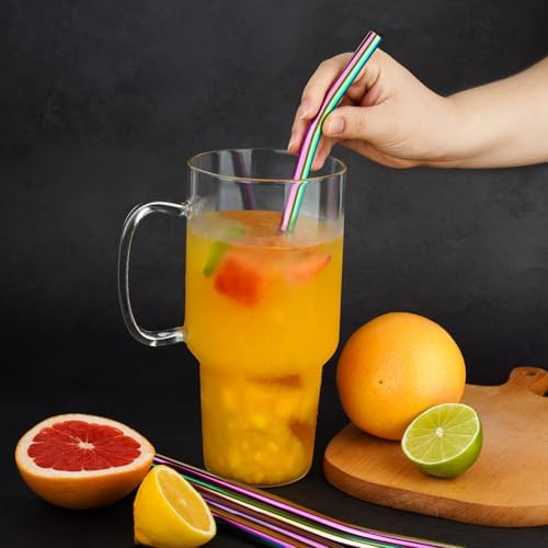 Tomorotec 8PCS Stainless Steel Straws Fit for 40oz Stanley Tumblers - Image 3