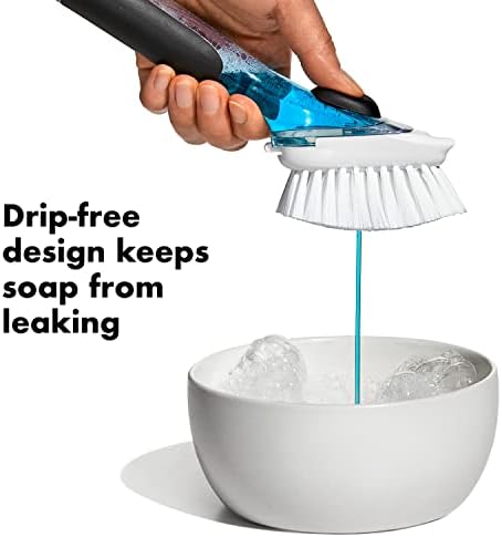 OXO Good Grips Soap Dispensing Dish Brush Storage Set - Image 2
