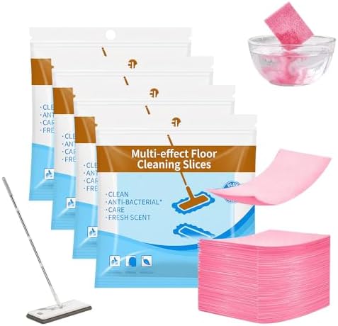 Multi-Effect Floor Clean Tablets, 2026 Upgraded Floor Cleaner Tablets, Multi-Surface Cleaner, Dissolvable Pre-Measured Deep Cleaning Cleaning Solution for Tile & Vinyl Floors (Pink 120PCS) by Byblack
