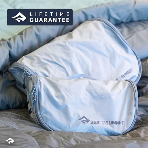 Sea to Summit Small Hanging Toiletry Bag, Travel Organizer, Highrise Grey - Image 6