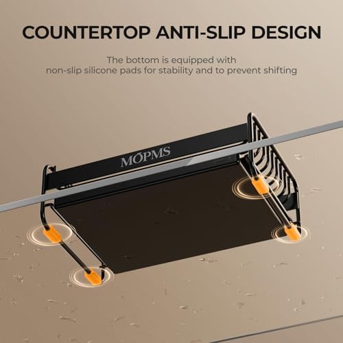 MOPMS Soap Dish for Shower, Carbon Steel Bar Soap Holder with Drainage - Image 6