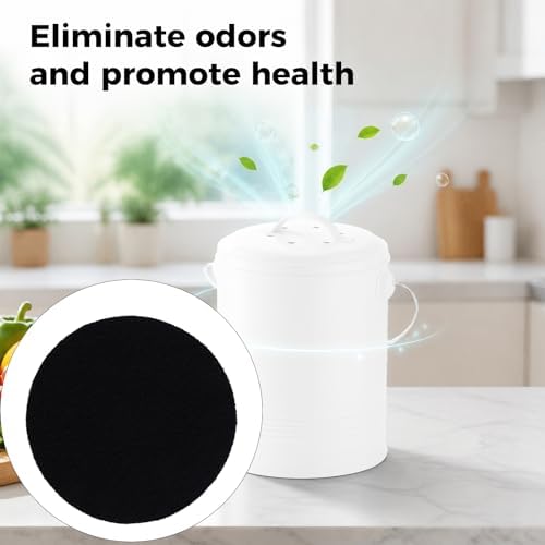 Penitue 10pcs Compost Bin Charcoal Filters, Activated Carbon Air Filter - Image 6