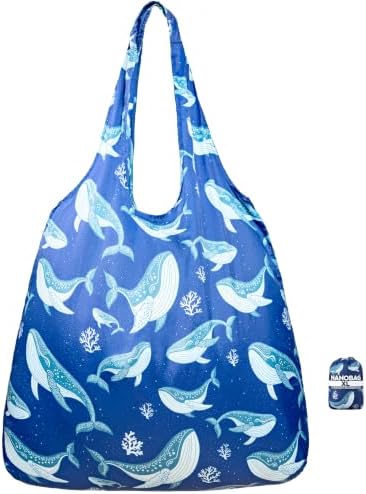 Nanobag XL 25L Tote Foldable Packable Reusable Grocery Shopping Bag by Nanobag