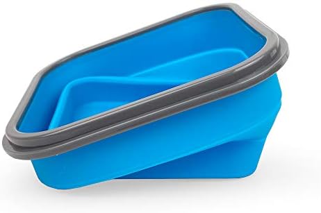 CARTINTS Large 1200ml Collapsible Bowls with Lids Silicone Camping Bowls, with Airtight Lids, Microwave and Freezer Safe, Set of 3 - Image 6
