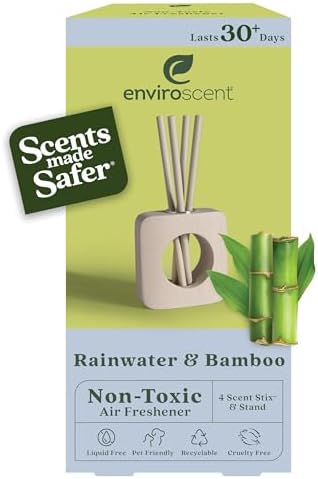 Enviroscent Scent Stix™ Starter Kit with Mango Wood Stand & Refill (1 Pack) by Enviroscent