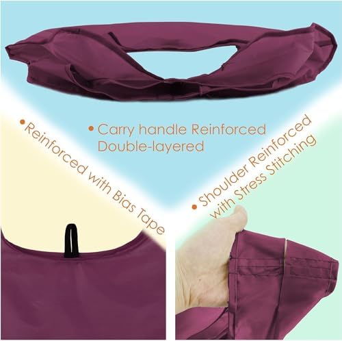 BeeGreen 20 Pack Reusable Grocery Bags w Storage Pouch Reusable Shopping Bags Bulk w Elastic Band Colorful 50LBS X-Large Foldable Fabric Bags Machine Washable Heavy Duty Tote Bags for Groceries - Image 4