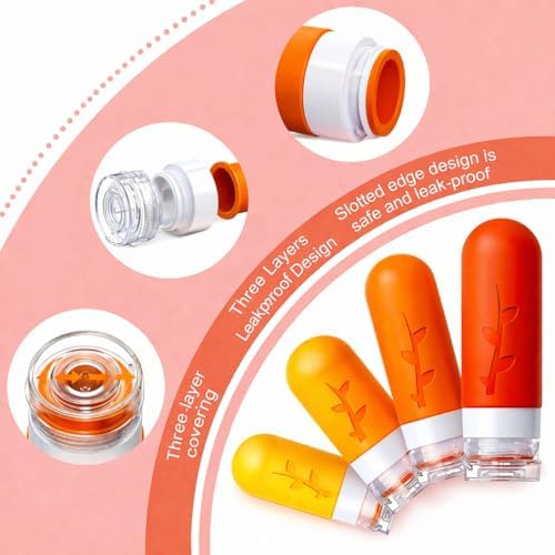 Tocelffe Travel Containers for Toiletries, 18pack TSA Approved Size Containers for Toiletries,travel bottles for Toiletries,travel Jars or Personal Essentials - Image 3