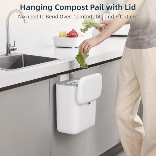 MUEE Compost Bin Kitchen for Counter Top or Under Sink 1.3 Gal/5L - Image 2