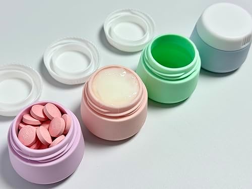 20-Piece Silicone Travel Bottles Set – TSA Approved Leakproof Toiletry Kit with Flat Easy-Squeeze Bottles, Tactile Icons, Cream Jars, Pump & Spray, Cleaning Brush - Image 7