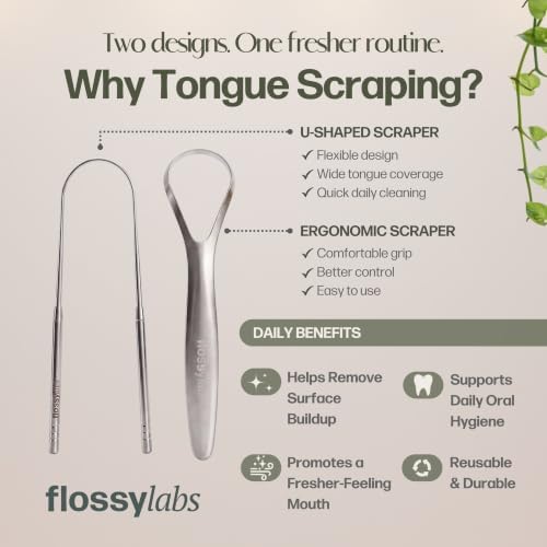 Travel Dental Kit with Tongue Scraper Bamboo Toothbrush - Image 3