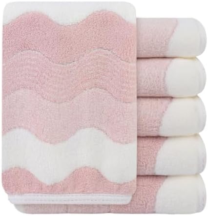 SINLAND Absorbent Coral Velvet Washcloth Ultra Soft Microfiber Face Towels 12 x 12 inch Multi-Purpose Face Cloths for Household and Sport by SINLAND