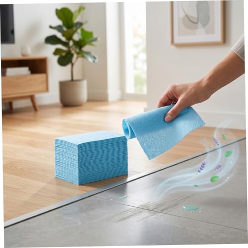 120-Pack Water Soluble Floor Cleaning Tablets, Multi-Surface Floor Cleaning Sheets for Mopping, Clean for Tile Wood Laminate, Blue - Image 2