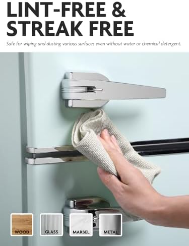 Fantasticlean Microfiber Cleaning Cloth Roll- 75 Sheets, 12"x12" (CoolGrey) - Image 3