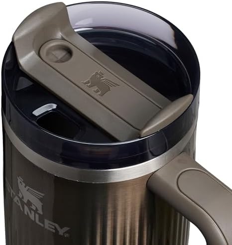 STANLEY Quencher H2.0 Tumbler with Handle and Straw 30 oz | Flowstate 3-Position Lid | Cup Holder Compatible for Travel | Insulated Stainless Steel Cup | BPA-Free | Fluted Gunmetal Shine - Image 2