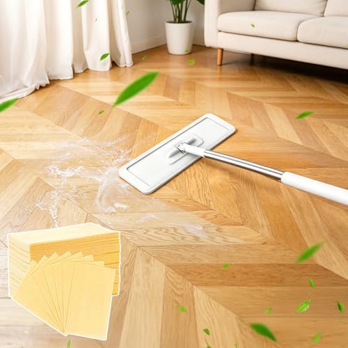 Floor Cleaning Tablets, Multi-Surface Cleaner for Ceramic Tiles, Wood, and Marble Floors, with Fragrance Retention, 100 Count (100pcs, Yellow) - Image 4