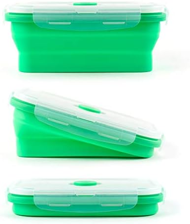 Vremi Silicone Food Storage Containers with BPA Free Airtight Plastic Lids - Image 5