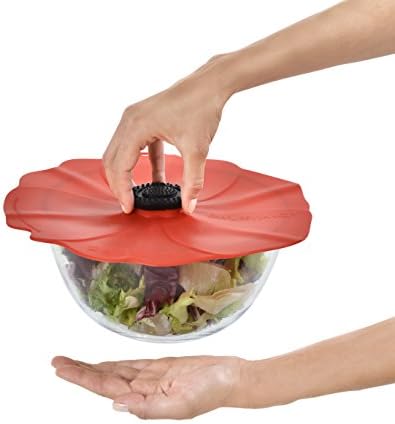Charles Viancin - Poppy Silicone Lid for Food Storage and Cooking - Airtight Seal on Any Smooth Rim Surface - BPA-Free - Oven, Microwave, Freezer, Stovetop and Dishwasher Safe (11 Inch) - Image 2