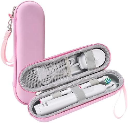 ProCase Toothbrush Travel Case for Oral-B & Sonicare -Pink by ProCase
