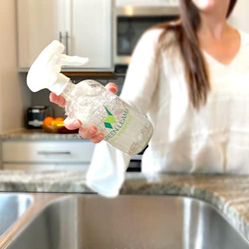 Green Llama Window and Glass Refill 3-Pack - Certified Compostable Packaging, Natural Cleaning Solution for Windows and Glass - Eco-Friendly and Sustainable - Image 5