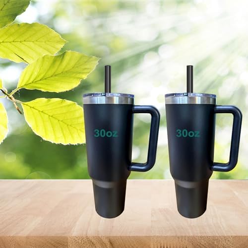 Dakoufish Replacement Straw for Stanley Flowstate 30oz Tumbler,Reusable Straws Compatible with 30oz Stanley Travel Quencher Cup,BPA-Free,Dishwasher Safe-10 Straws With 1 Brush (10.5 Inch) - Image 4