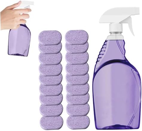 Splash Spray Cleaner Bottle, Kitchen Cleaner Spray with 18PCS Cleaning Tablets Multi Purpose Grease Stain Removal for Oven Kitchen Bathroom.. - Image 2
