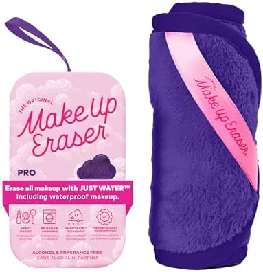 The Original MakeUp Eraser PRO, Effortlessly Remove All Makeup Using Only Water, Including Waterproof Mascara, Eyeliner, Foundation, Lipstick, Sunscreen,and More! Queen Purple, 1 ct. by MakeupEraser
