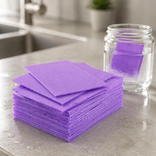 100PCS Multi-Surface Floor Cleaning Tablets, Dissolvable Hardwood Tile Laminate Cleaner, Eco-Friendly Concentrated Mop Solution for Spray Mops, Robot Mops & Buckets, with Natural Scents (Purple) by Unknown