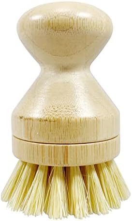 JuneLily Short Sisal Dish Brush Plant-Based for Kitchen Bathroom Cleaning Produce Washing Dishes (Short Dish Brush) by Unknown