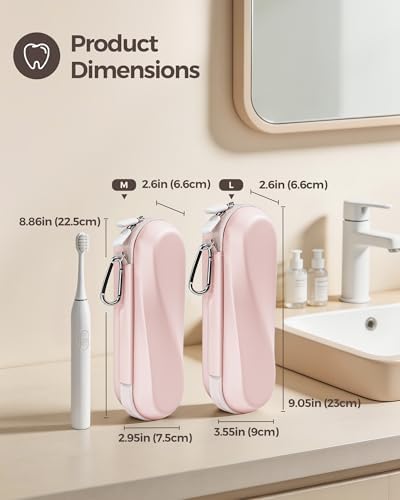 ProCase Electric Toothbrush Travel Case for Oral-B & Philips Sonicare -L - Image 3