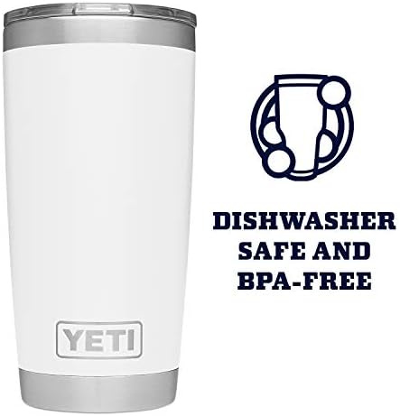 YETI Rambler 20 oz Stainless Steel Vacuum Insulated Tumbler w/MagSlider Lid - Image 4