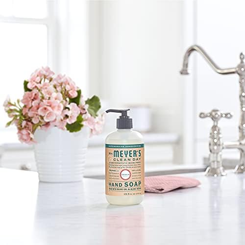 MRS. MEYER'S CLEAN DAY Kitchen Essentials Set, Includes: Hand Soap, Dish Soap, and All Purpose Cleaner, Geranium, 3 Count Pack - Image 5