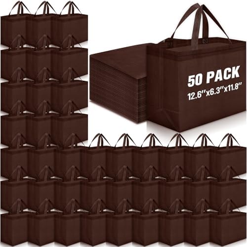Windyun Reusable Grocery Bags Non Woven with Handles by Windyun