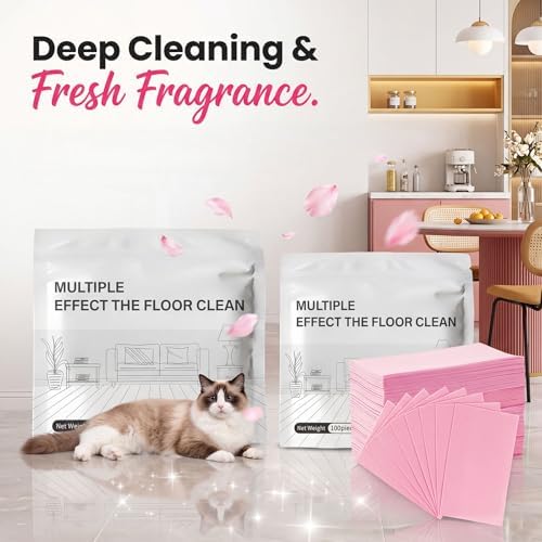 Multiple Effect The Floor Clean, Multi-Surface Floor Cleaning Tablets for Hardwood Tile Laminate Marble Floors (Yellow) - Image 2