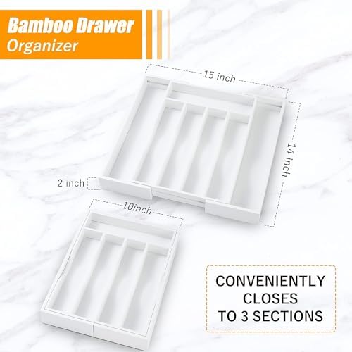 Kitchen Silverware Drawer Organizer and Storage Utensilios De Cocina Modernos Soporte Para Cucharas Trastes De Cocina Organizadores Platos Para Gabinetes Cajones Decoración Organizador Para Utensilios - Image 3